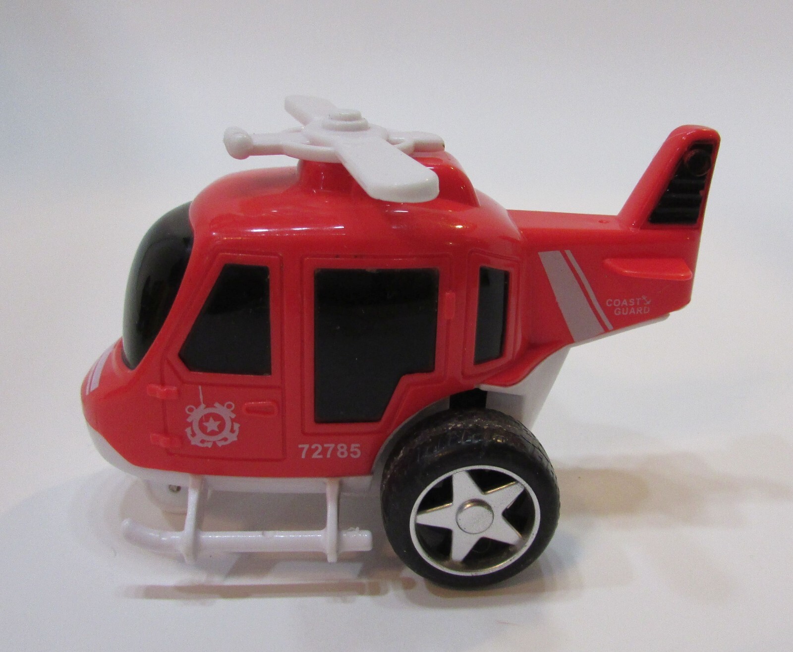 2019 NKOK Jr. Racers Push N Go Small 4" Toy Red White Plasti