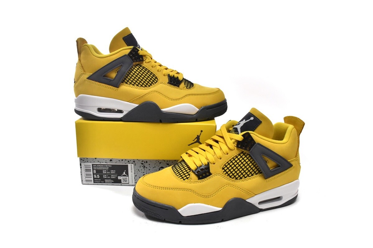 シューズ(男性用) Nike Air Jordan 4 Retro 9.5 Size 9.5 - Jordan 4 Retro Mid Lightning for sale online | eBay