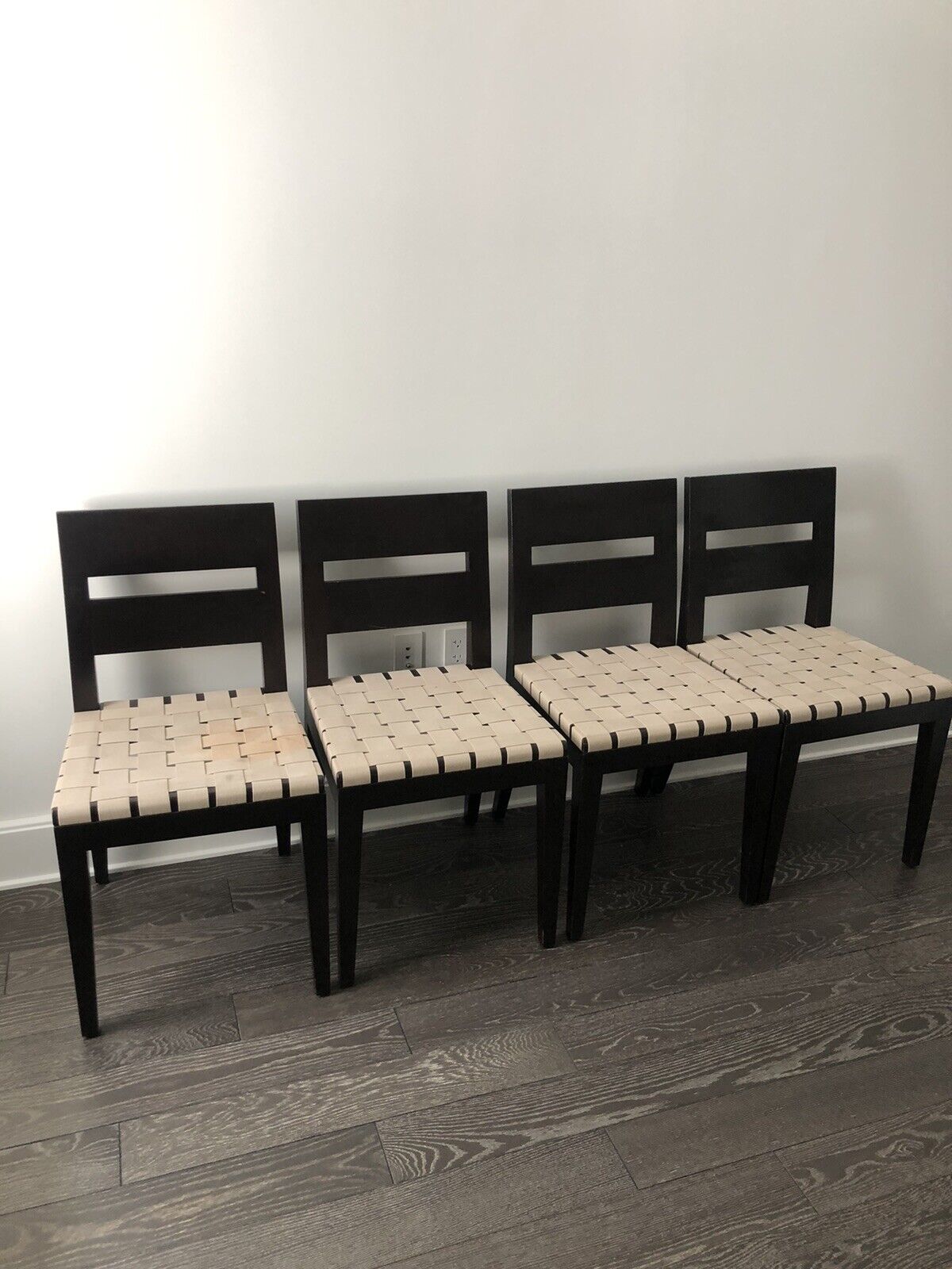 4 Christian Liaigre n Holly Hunt Archipel Vintage Dining Chairs - Need Reupholst