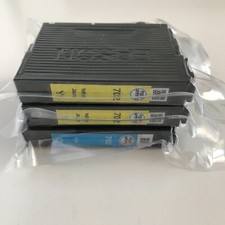 GENUINE Epson T702 Cyan /Yellow X2 Standard Yield Ink Cartridge 3 Pack OEM