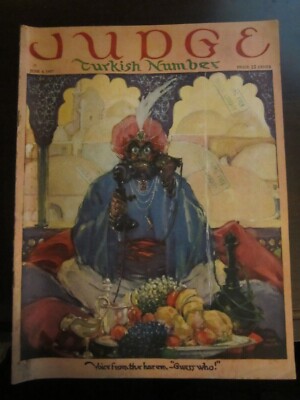 Judge Magazine June 1927 Turkish Number Voice From the Harem Art Deco 49