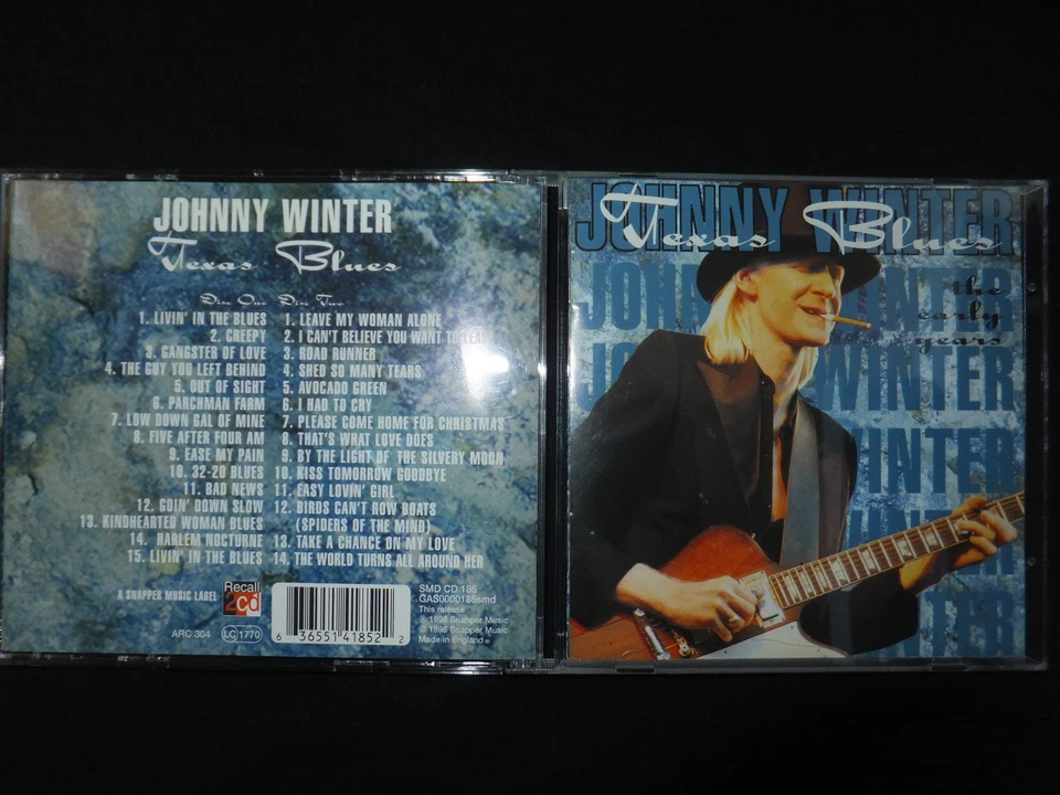 2 CD JOHNNY WINTER / TEXAS BLUES / - Photo 1/1