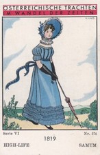 HIGH-LIFE SAMUM Austrian traditional costumes Series VI #574 - 1819