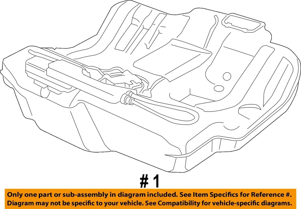 Tanque de combustible automático SAAB 9-3 2008 2009 2010 2011 OEM 2,0 L Foto 4 de 4