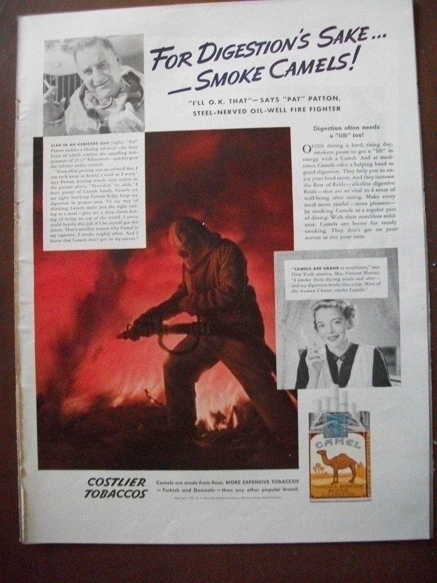 cigarettes and digestion VTG 1937 Original Magazine Ad Cigarettes For Digestion's Sake Smoke Camel