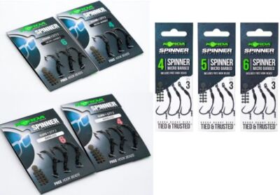 Korda Ready gebunden Spinner Rig Hakenabschnitte