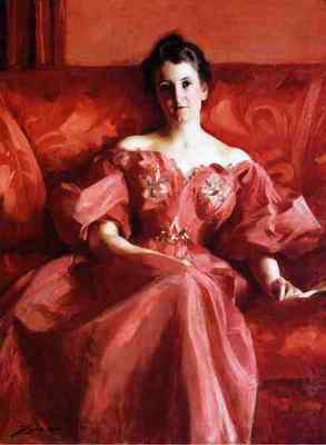 Blechschild Stevens Alfred Portrait Of Mrs Howe Nee Deering A4 12x8 Aluminium