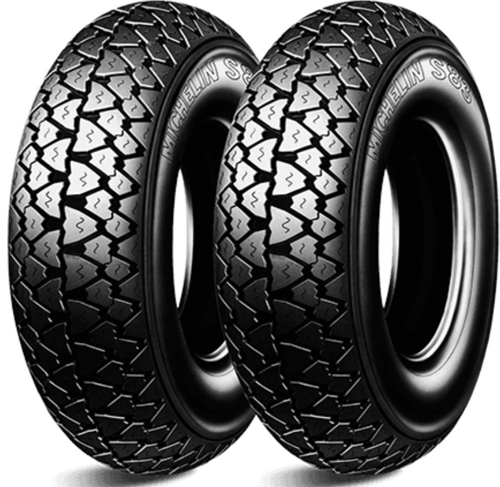 Motorcycle Tyres MICHELIN S83 3.50-8 46J & 3.50-8 46J Pair