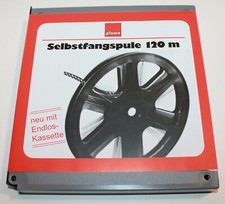 120 m SUPER 8, SINGLE8, NORMAL8  FILM SELBSTFANGSPULE MIT BOX NEU OVP !!!!!