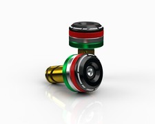 Coppia pesi terminali manubrio Kbike tricolore adatti a Ducati