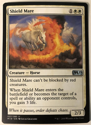 MTG Shield Mare Core Set 2019 037/280 Regular Uncommon