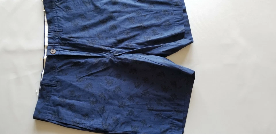 J.CREW мужчин Grammercy 100% хлопок саржи Chino шорты - размер 35 x 9 синий новый - Изображение 2 из 4