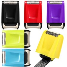 6 Pcs Privacy Stamp Roll ID Protection Roller Stamp Identity Theft Protection