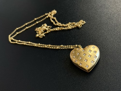 kate spade heart locket necklace