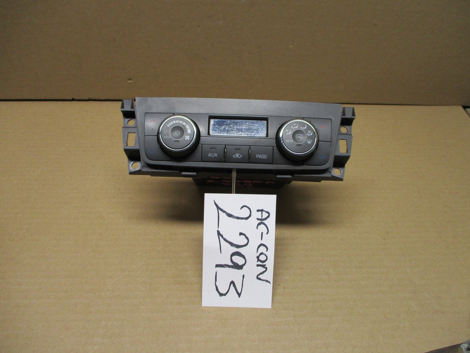 06 07 08 09 10 Cadillac DTS AC and Heater Control Used Stock #2293-AC 