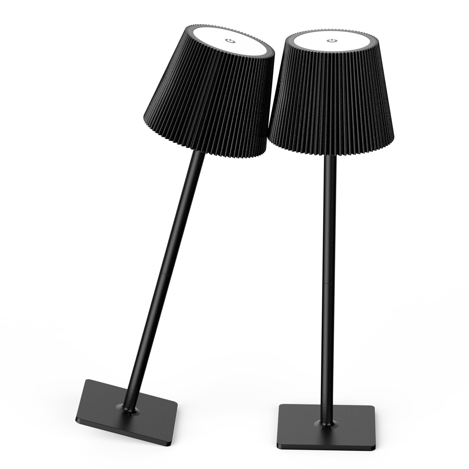 2 Pack Cordless Rechargeable Table Lamp, 3 Color-Temperature Desk Lamp, 5000m...