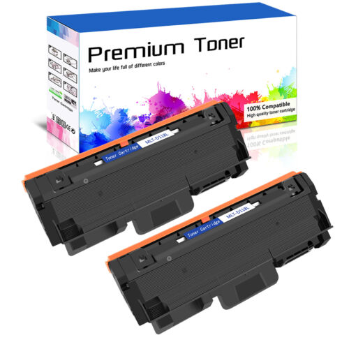 2 PACK Black MLT-D118L MLTD118L Toner For Samsung 118L Xpress M3065FW M3015DW