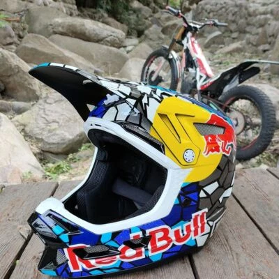 MTB RED BULL HELMET 2024 MOTOCROSS OFFROAD ENDURO ATV BIKING RACING HELMETS