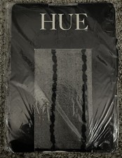 Hue Nylon Stockings Pantyhose Size 1 Black New Old Stock Vintage