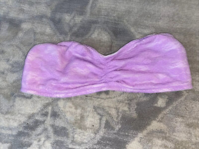 Bandeau Victoria's Secret ROSE Violet Brillant - Taille M, Sans Armatures, Neuf Avec étiquettes