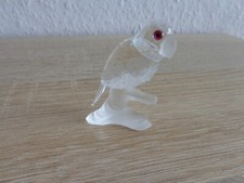 Swarovski Papagei  5,7cm  119443 Swarovski Zierglas  neuwertig stand in Vitrine