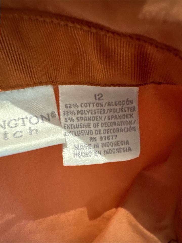 Worthington Stretch Women's Top Button Blouse Shirt 12 Pockets Buttons