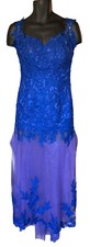 David's Bridal formal Dress Gown Sz S full-length Prom Measurements Below