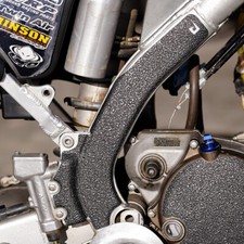 Black Frame Guards For 2004-2006 Suzuki RMZ250 Grip Tape Protectors RMZ 250
