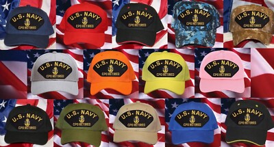 US NAVY CPO RETIRED HAT PATCH CAP USN TESTED SELECTED  display picture 1