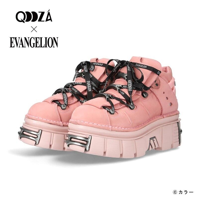 EVANGELIONxNEW ROCK from QOOZA Pre-Order 6-8in Metal Logo & Shoe Lace JAPAN NEW EVANGELIONxNEW ROCK from QOOZA Pre-Order 6-8in Metal Logo & Shoe Lace JAPAN NEW