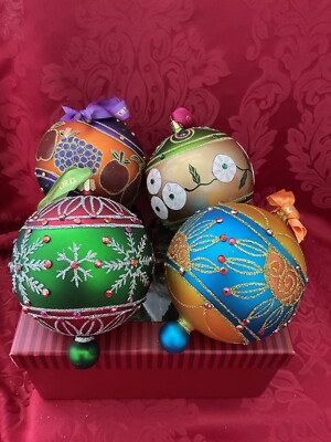 NIB FLAWLESS Stunning WATERFORD Glass 6” FOUR SEASONS 4 Christmas ...