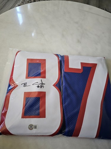 Ben Coates Autographed/Signed Jersey Beckett Sticker New England Patriots - Picture 7 of 7