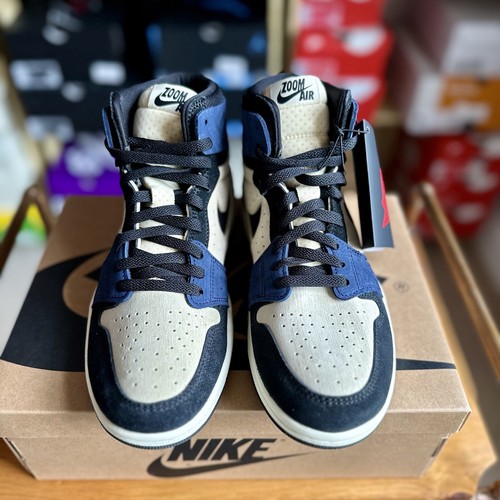 Größe 5,5 - Air Jordan 1 (W) Zoom Air Comfort 2 - Muslin/Black/Blackened-Blue - Bild 3 von 5