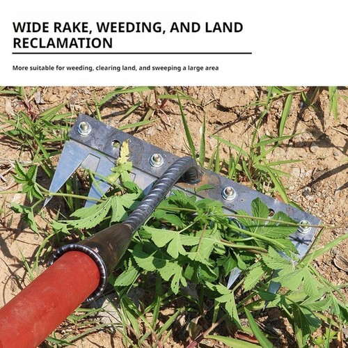 Gardening Hoe Iron Weeding Rake Agricultural Tools Grasping Raking Tools Hot - Picture 13 of 26