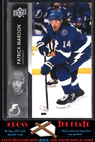 1-2021-22 Upper Deck Patrick Maroon Tampa Bay Lightning #413 ! - Picture 1 of 2