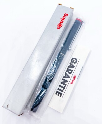 NOS Rotring Vintage 700 Metal Fountain Pen M Nib Rare Pattern In Rotring