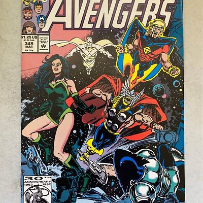 Marvel Comics Avengers #345 (March 1992)