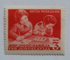 Briefmarken Jugoslawien 1951, Woche des Kindes, Einzelmarke