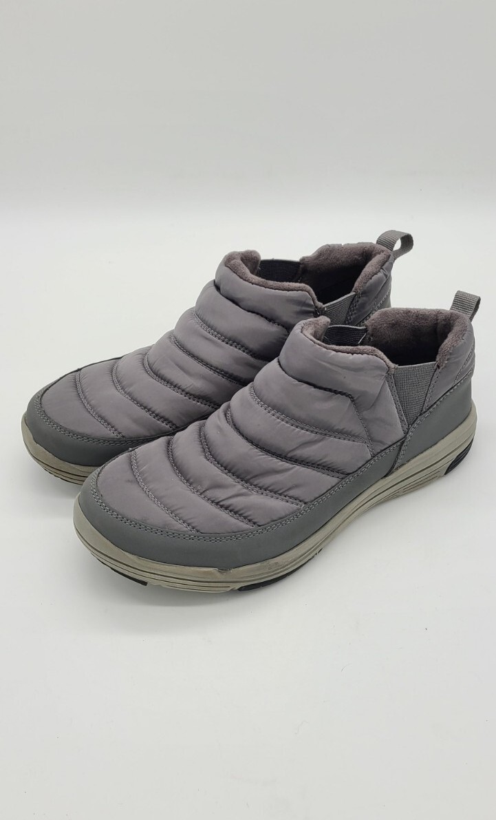 Ryka Ashby Comfort Slip On Sneaker Shoe Quilted Women M Gray for