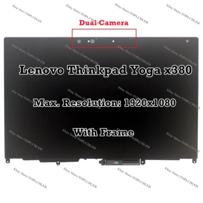 Lenovo ThinkPad X380 Yoga 20LH 20LJ 13.3" FHD LCD LED Écran Tactile Assemblage - Photo 1/4