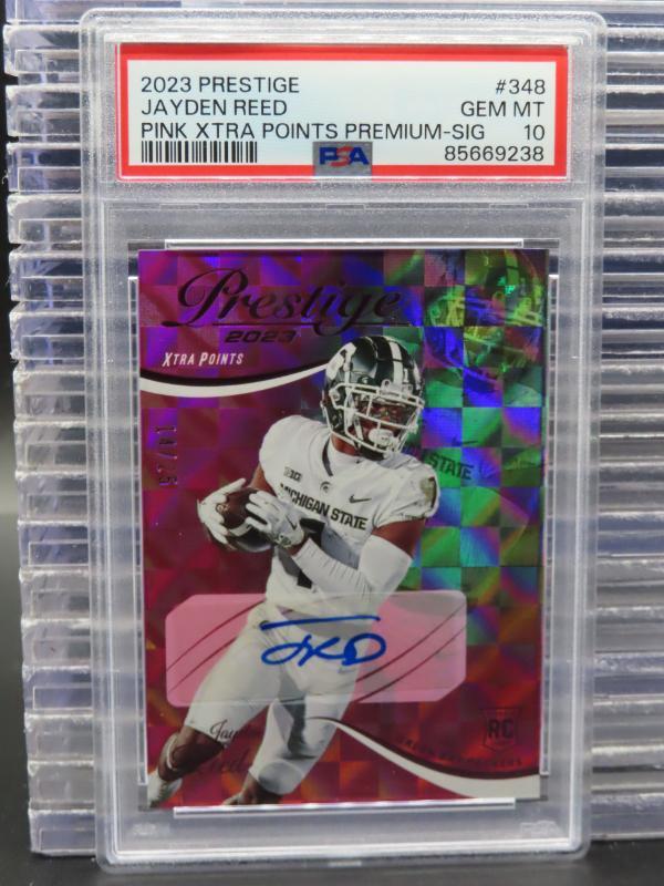 Jayden Reed Panini Prestige #348 Pink Xtra Points Premium-Signature