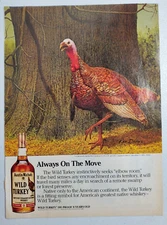 Vintage Austin Nichols Wild Turkey Magazine Ad