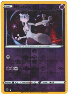 Mewtwo 059/159 Crown Zenith for sale | eBay