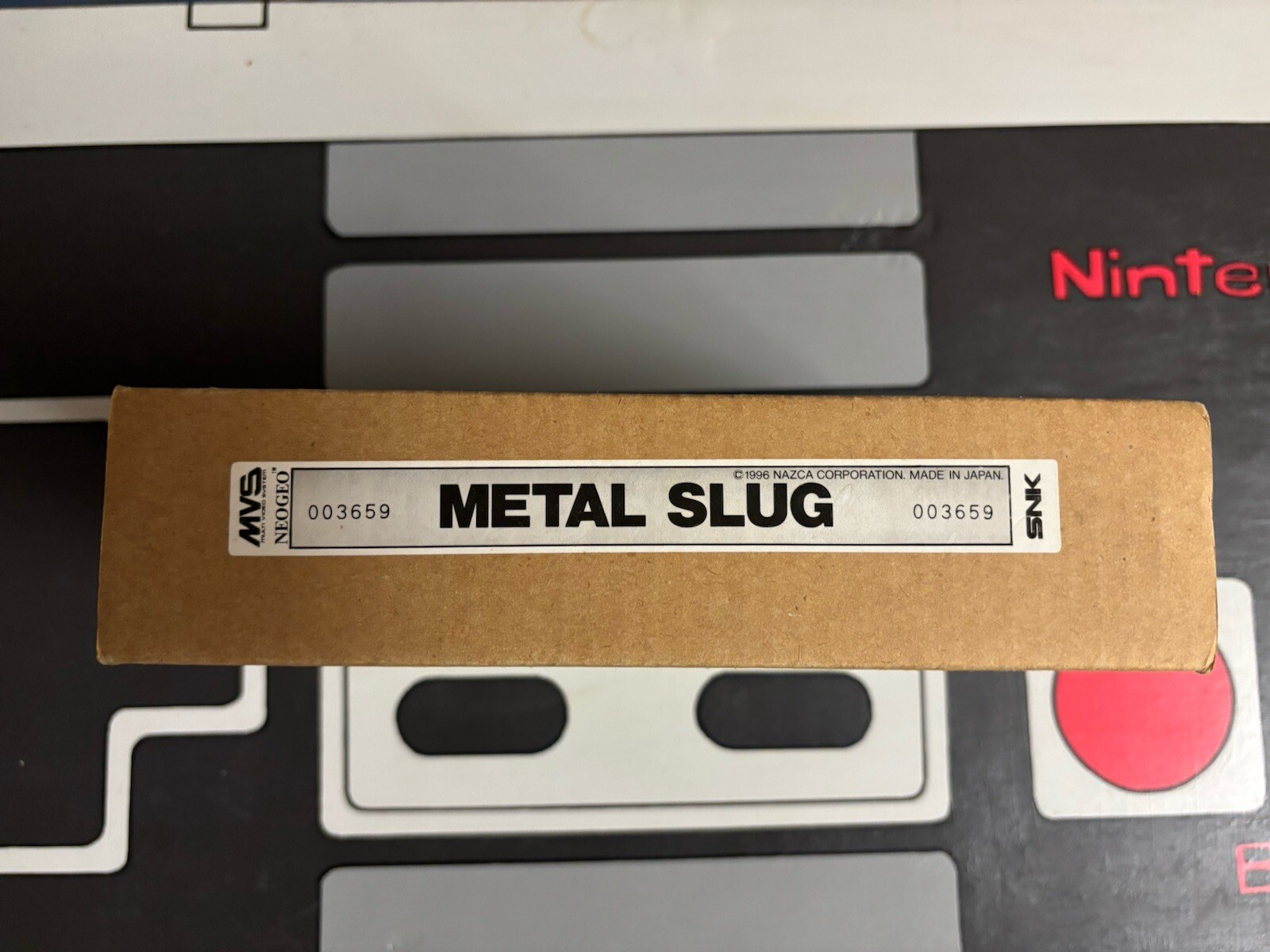 MÉTAL SLUG BOITE BOX NEO GEO SNK NEOGEO MVS 100% ORIGINAL