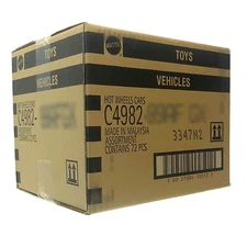 Mattel Hot Wheels 72 Count Random Case Basic Factory Sealed