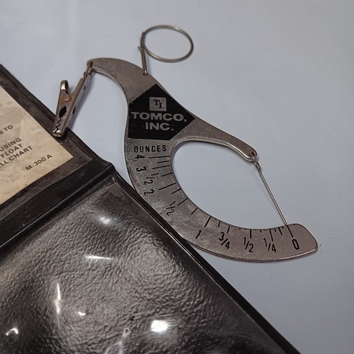 RARE Tomco USA No 13700 Carburetor Float Weight Scale With Instructions In Case - Picture 9 of 9