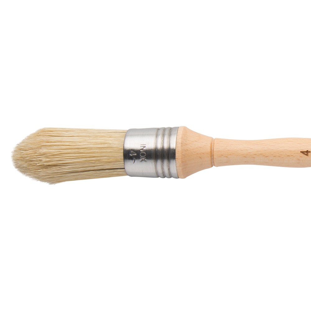 Escoda : Natural : Hog : Series 7500 : Pressed Brush Round : # 4