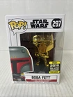 Funko Star Wars Boba Fett Gold Chrome Exclusive Pop! Vinyl #297 Galactic Con F1