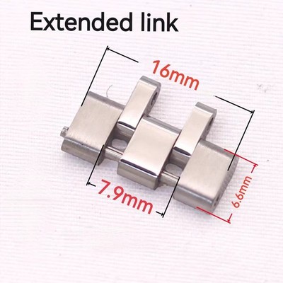 1pcs Stainless Steel Bracelet link Fits TUDOR Prince Princess Steel Bracelet 