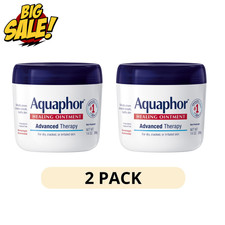 2 Pack Aquaphor Healing Ointment Advanced Therapy Skin Protectant Dry Skin 14 oz